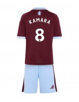 Aston Villa Boubacar Kamara #8 Domácí dres pro děti 2026-27 Krátký Rukáv (+ trenýrky)